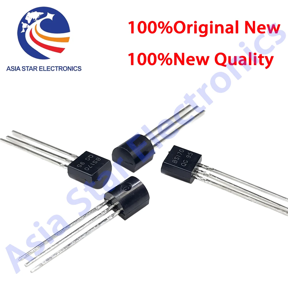 10PCS BS170 TO-92 TO92 BS107 BS107A BS250 BS208 new triode transistor MOS Field Effect Tube TO-92 new and original