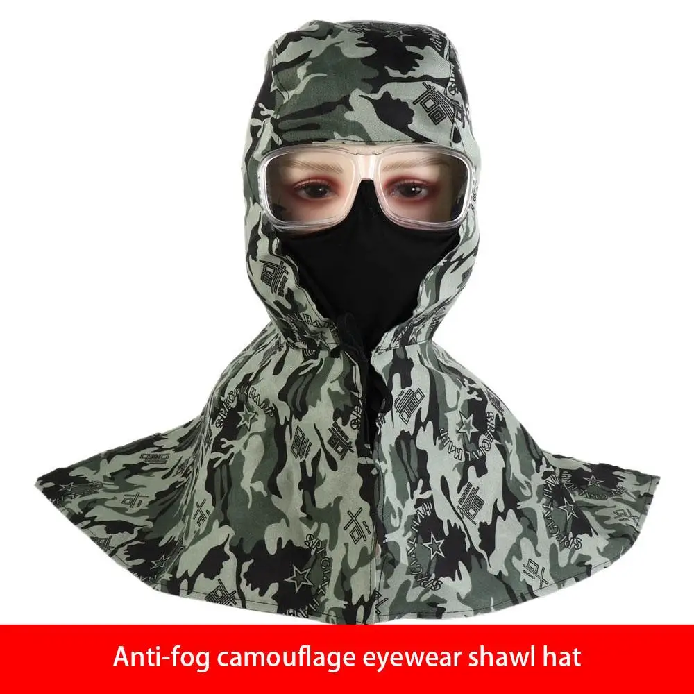 Washable Full Protective Welding Hood Flame-Retardant Protective Breathable Welding Neck Cover Splash-proof Dust-proof