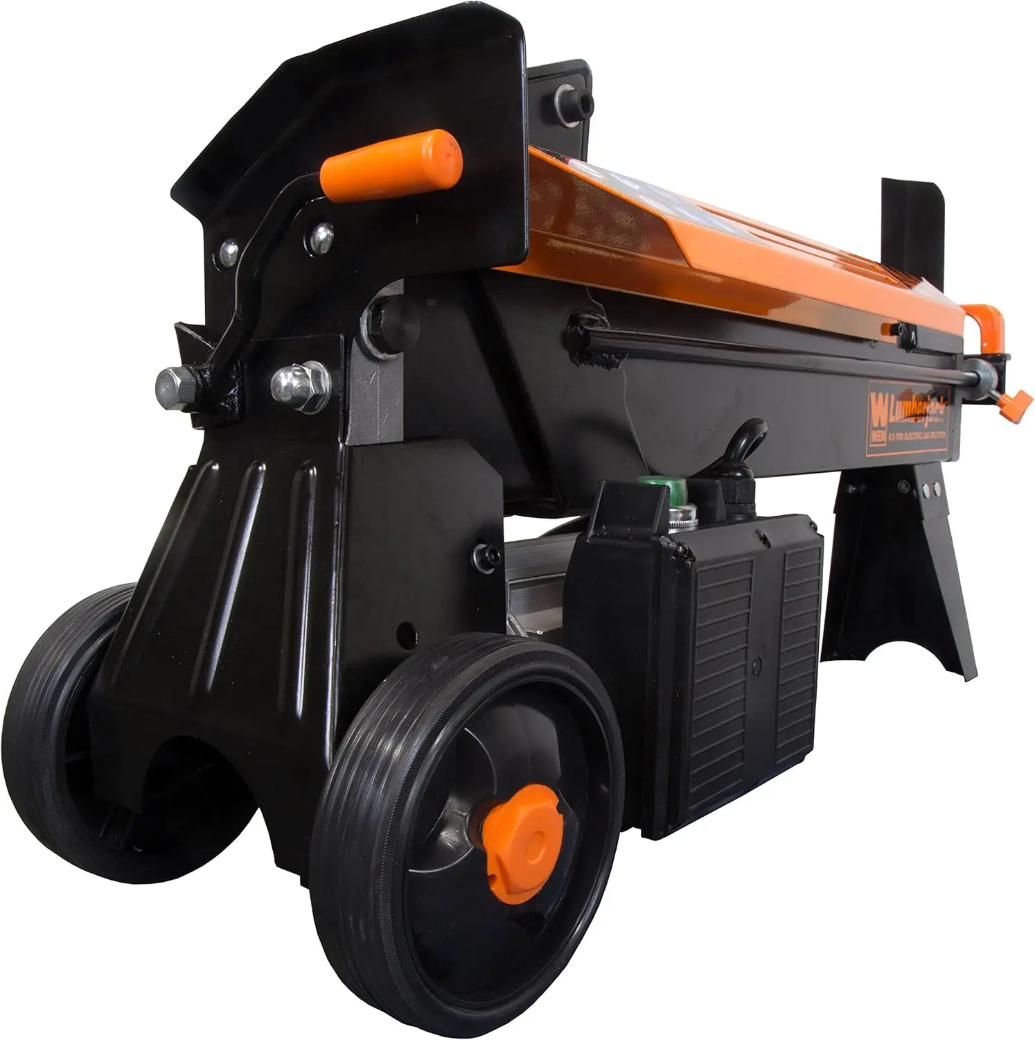 Electric Log Splitter, 6.5-Ton Capacity with Portable Stand (56208) 15A Motor 34-Inch Stand