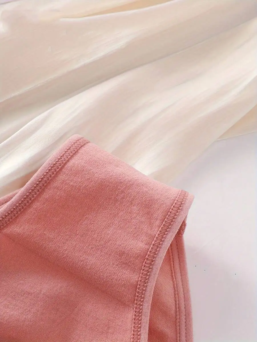 

4pcs Women Low Waist Solid Color Underwear Set Panties And Bras