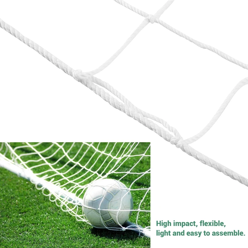 

Футбольные ворота 24x8 футов (полноразмерные) с сеткой для тренировок на заднем дворе