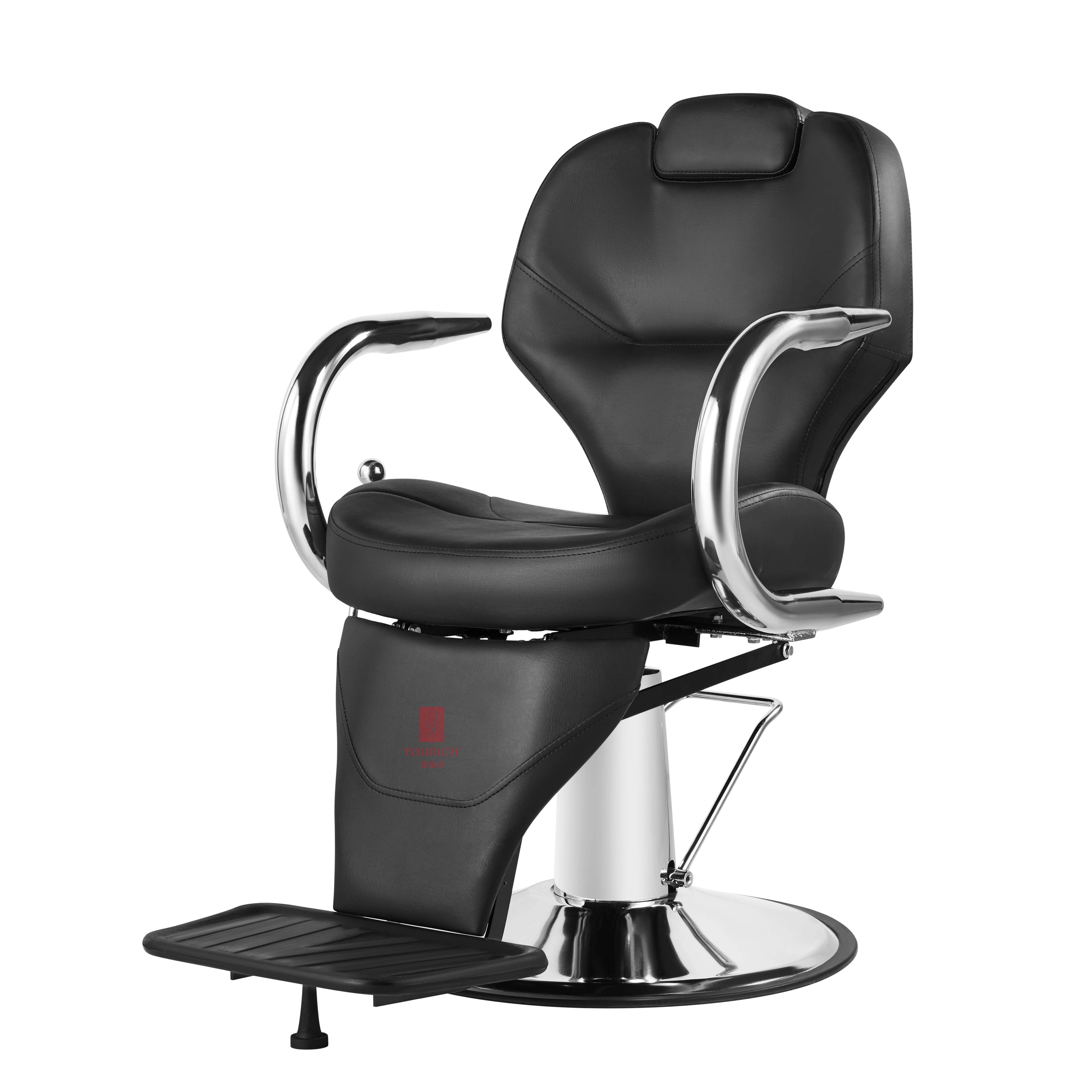 Sillon Barberia Peluqueria Estetica Barbero Rojo Hydraulic Salon Beauty Antique Barber Chair Furniture for Supermarket