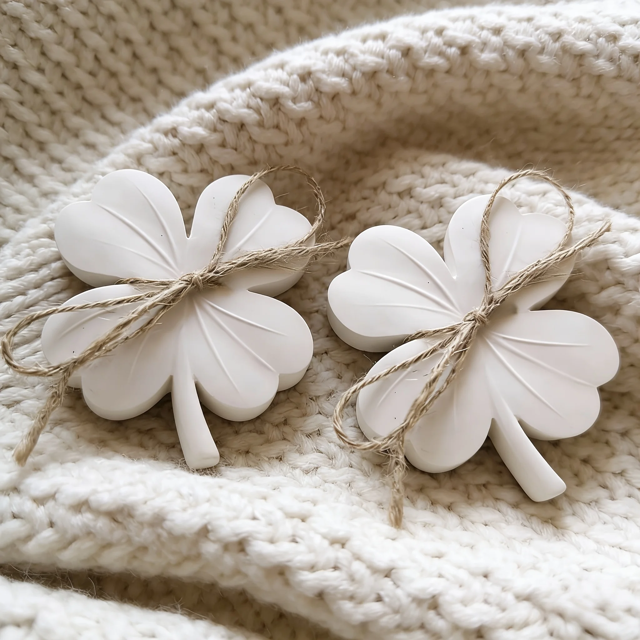 

Силиконовая форма для литья украшений из смолы: четырехлистный клевер, для декора сада