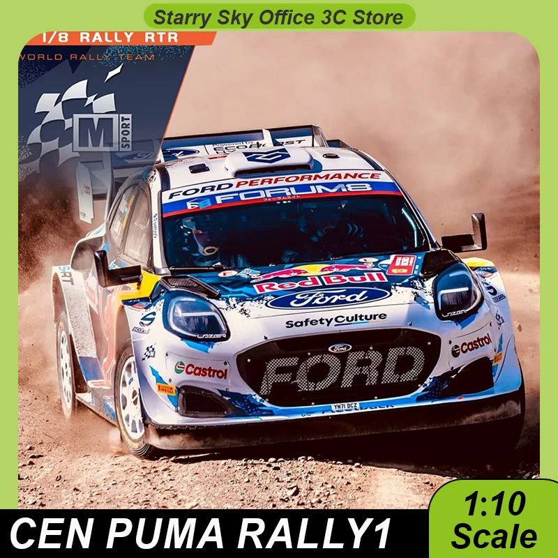 CEN 1/8 Puma Rally1 WRC RC Cars 4WD RTR Brushless Motor M-SPORT FORD Remote Control Race Car Customized Drift Racing Car