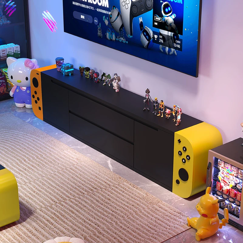 

Storage Cabinet E-Sports Room E-Sports Girl Internet Celebrity Same Style Childhood Handle Tea Table Floor Cabinet