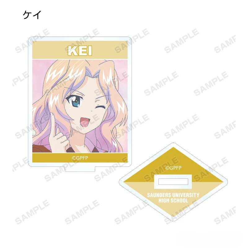 لعبة Kathowa Anchovy Darjeeling Nishizumi Maho Koume Erika الاكريليك حامل دمية أنيمي نموذج لجسم لوحة تأثيري لعبة هدية