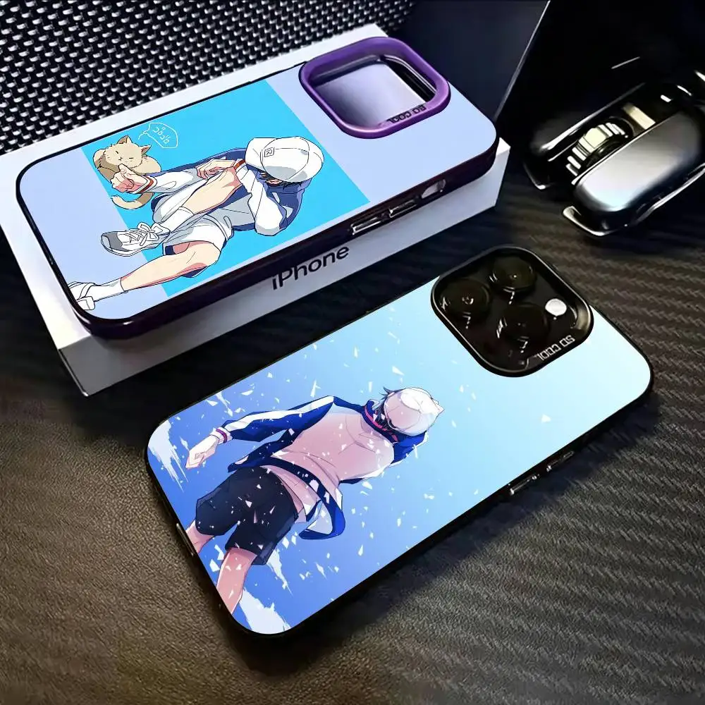 

Ryoma Echizen Phone Case For iPhone 17,16,15,14,13,12,11 Plus,Pro Max,XS,Colorful Silver Black Cover