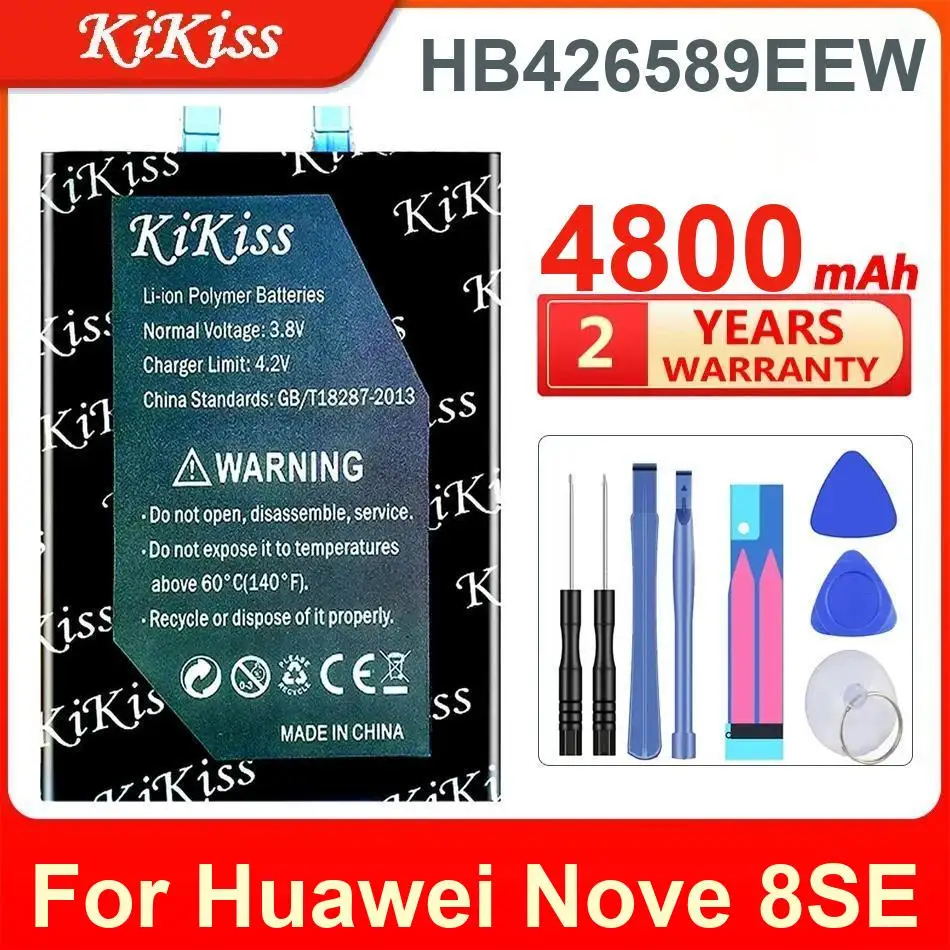 

4800Mah Kikiss Battery HB426589EEW For Huawei Nova 8SE