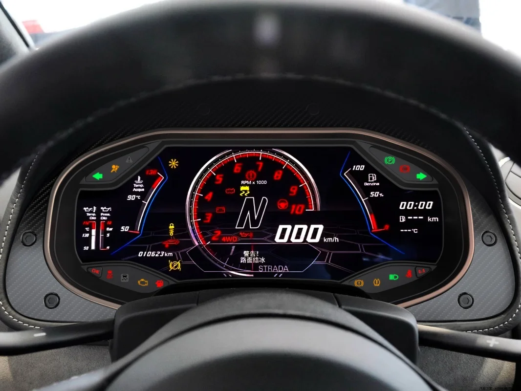 

Car Digital Cluster For Lamborghini Gallardo 2003-2014 Virtual Cockpit Speed Meter Car Dashboard Instrument Screen LCD Panel