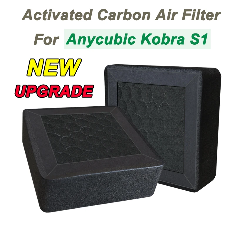 

Для Anycubic Kobra S1 Воздушный фильтр HEPA Фильтр с активированным углем Обновление токсичных газов Запасная часть 3d-принтер аксессуар kobra s1
