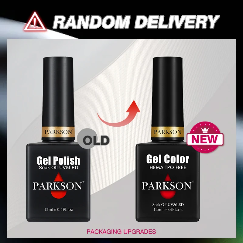 PARKSON 6 teile/los Gel Polnischen Set Semi-permanent Nagellack Hybrid Lacke Top Basis Mantel Nägel Kunst Kit Soak Off UV Lampe Serie