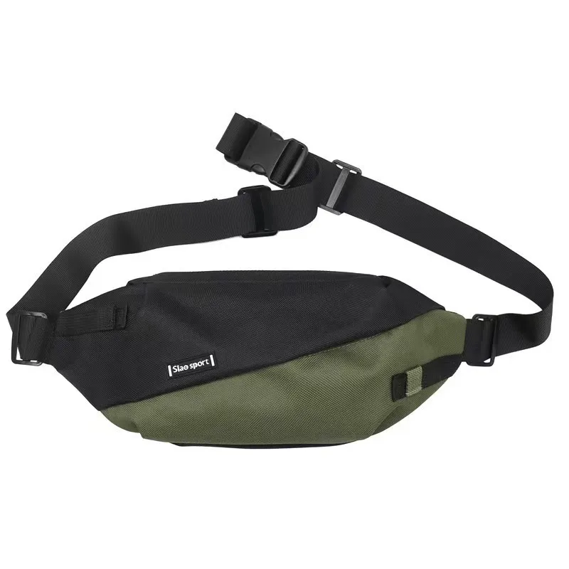 High Quality Nylon Panelled Waist Packs 2024 New Brand Unisex Chest Pack Casual Outdoor Travel Crossbody Bag Men Wasit Belt Bags