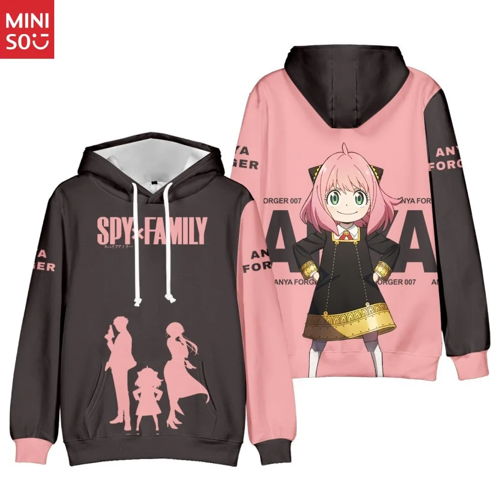 

Spy x Family Anime Hoodie - Anya Forger Graphic Sweatshirt for Adults & Kids Unisex Fall/Winter Wear