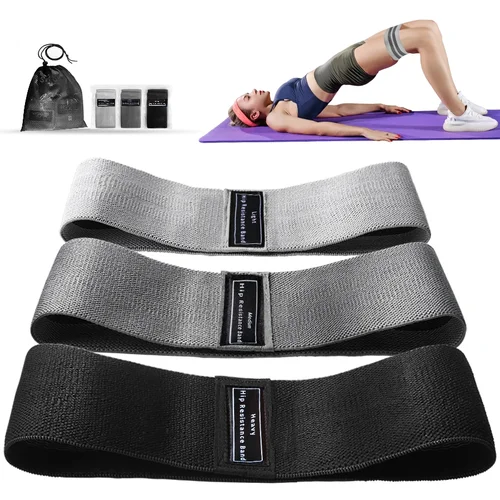 Bandas de resistencia de tela para glúteos y muslos, bandas elásticas para entrenamiento, círculo de sentadillas, tiras elásticas para Fitness, bucles, equipo de gimnasio y Yoga