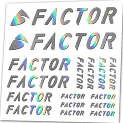 Kit For FACTOR Bike Frame Sticker Decal Mountain Bike and Road Bicycle (Sticker No background Die Cut )