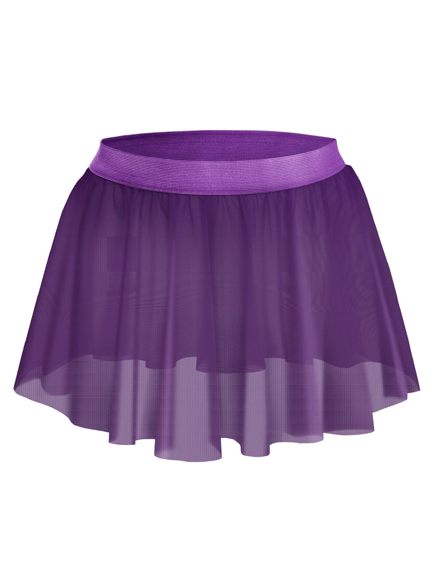 Men's Sheer Mesh Ultra Thin Mini Skirt
