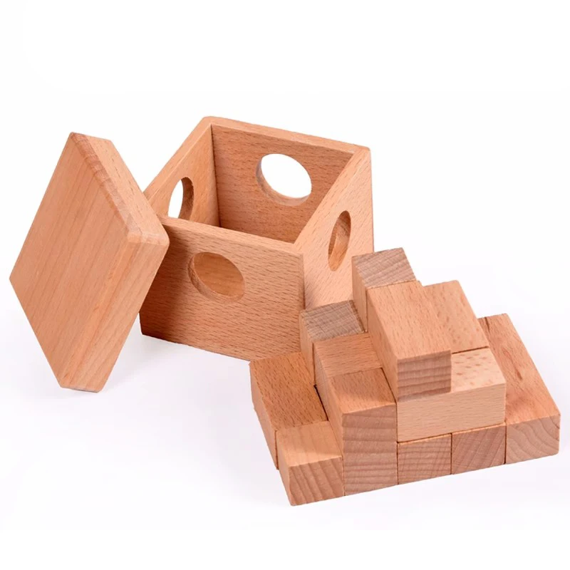 Soma Cube Puzzle dans une boîte en bois casse-tête difficile pour adultes et enfants Luban Lock jouets jeux IQ Rompecabezas De Ingenio