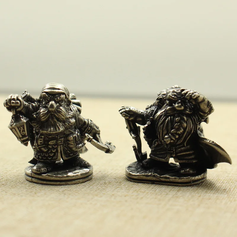 Vintage Dwarven regiment Dwarf Mage Soldier Model Figurines Toys Board Game Chess Car Decoration Boys Gifts view 4