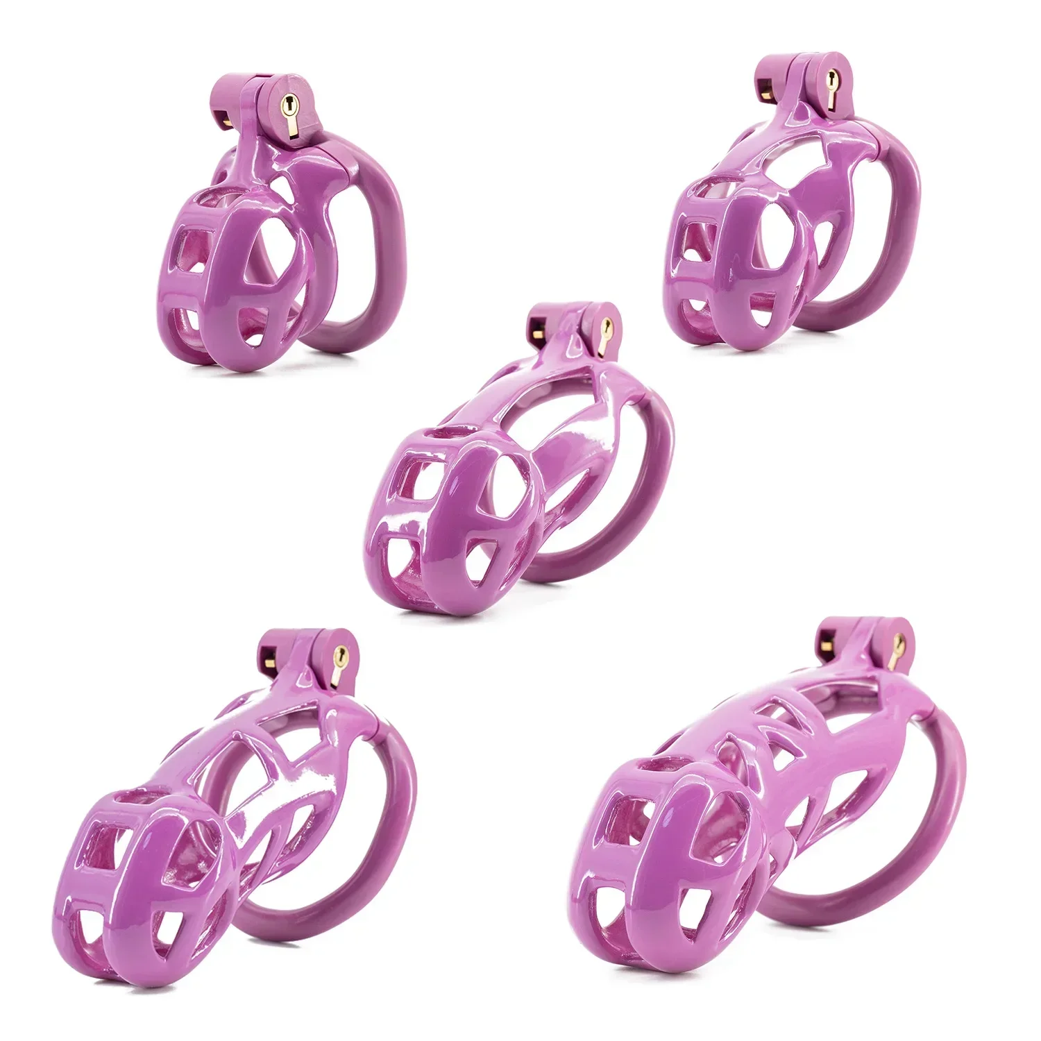 Cobra Chastity Cage Masculino, Bloqueio do Pênis com Anel de Galo de 4 Tamanhos, Discreto Maricas, Discreto de Castidade Leve Feminino, Brinquedos Sexuais, 18 Plus, Novo, 2020