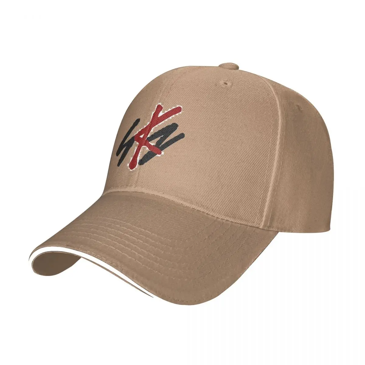 SKZ Logo Baseball Caps Hip Hop Kpop Korean Music Sandwich Cap Unisex Style Breathable Headwear Travel Gift