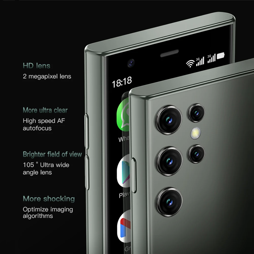 Soyes S23 Pro 3.0 Inch Little Android8.1 Smartphone 2Gb Ram 16Gb Rom Dual Sim Standby 1000Mah 3G Netwerk Compact Mobiele Telefoon