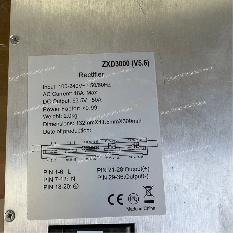 ZXD3000V5.6V5.5 Communication Switching Power Supply Module 48V50A High Efficiency Rectifier Module