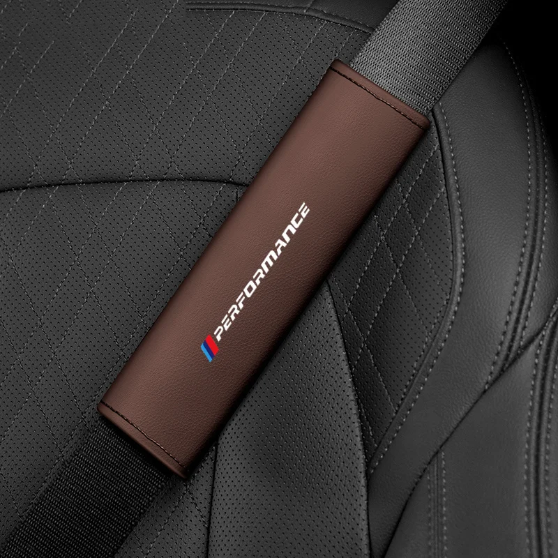حزام أمان السيارة غطاء الكتف وسادة لسيارات BMW M أداء الطاقة E46 e39 E90 E36 E60 E34 E30 f30 f10 X1 X3 X5 e92 G30 اكسسوارات #4