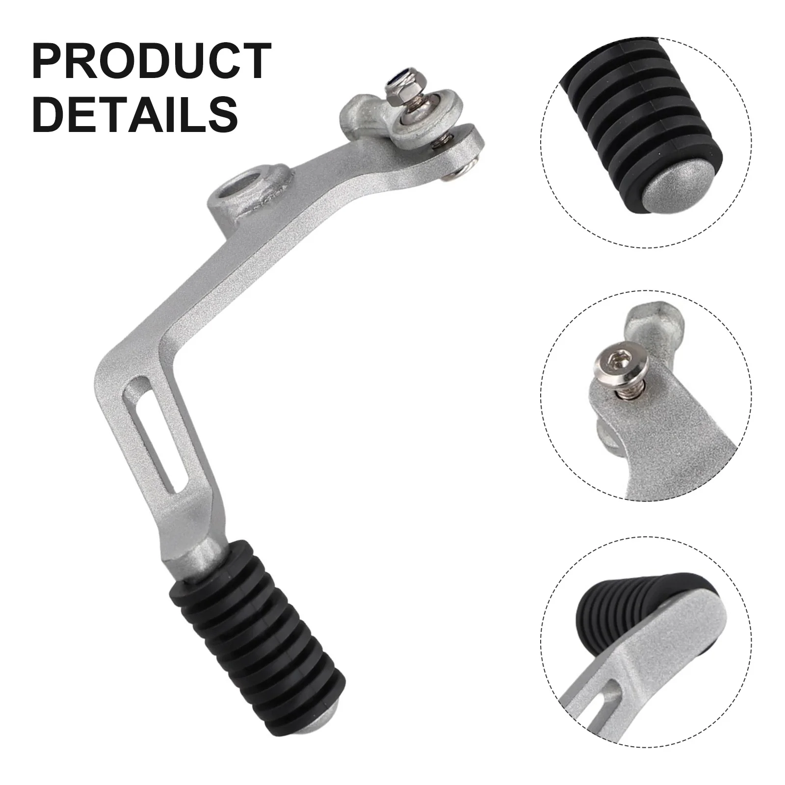Carbon Steel Gear Shift Lever for shifter Pedal for Z650 Z650RS For NINJA650 Silver Color for durable and High Strength Material