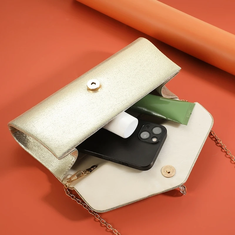 Dames avondtasje met afneembare ketting, kleine telefoon portemonnee, kleine crossbody tas