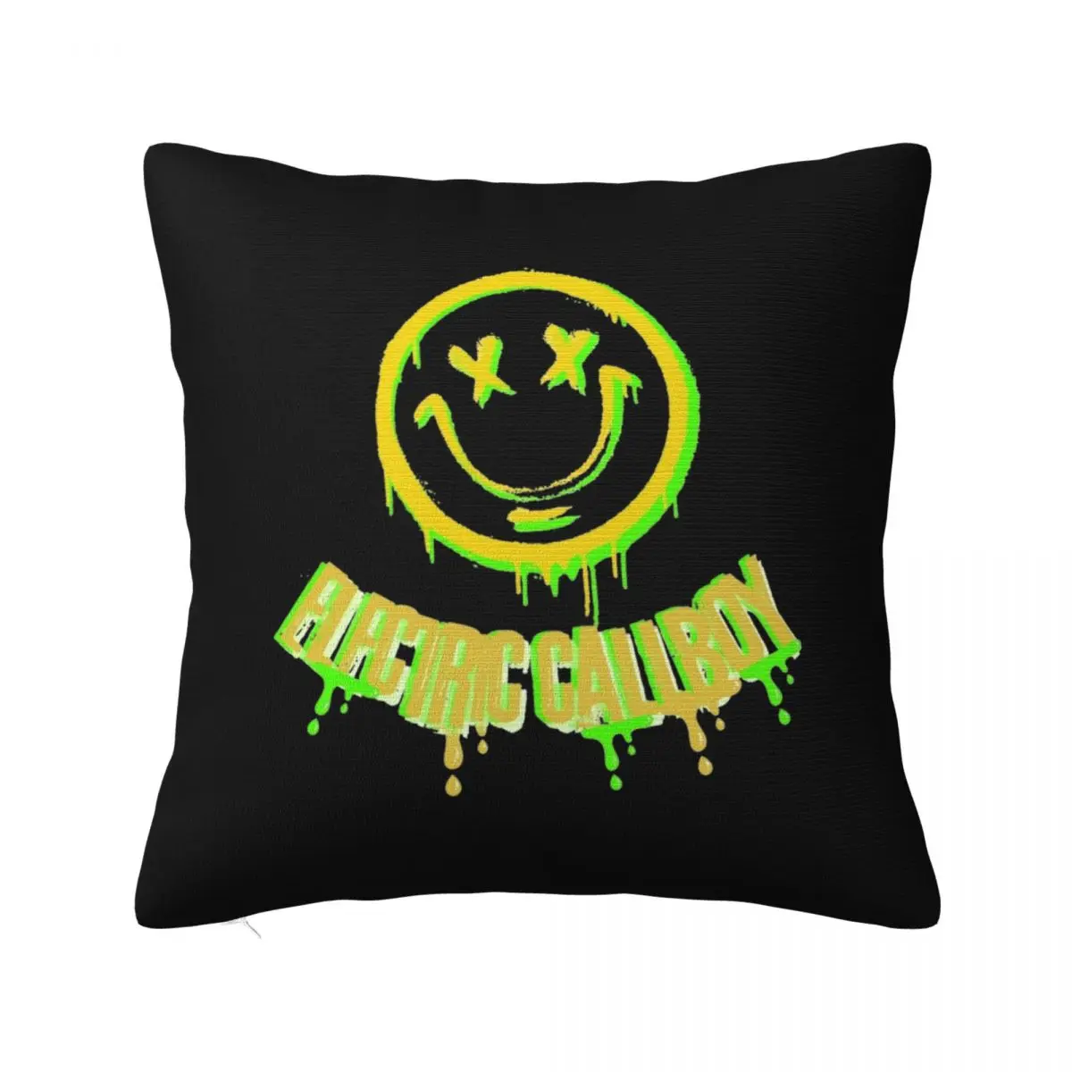 Electric Callboy German Square Pillow Cases Music Cushion Cover Funny Zipper Decorative Pillowcover for Car 45x45cm