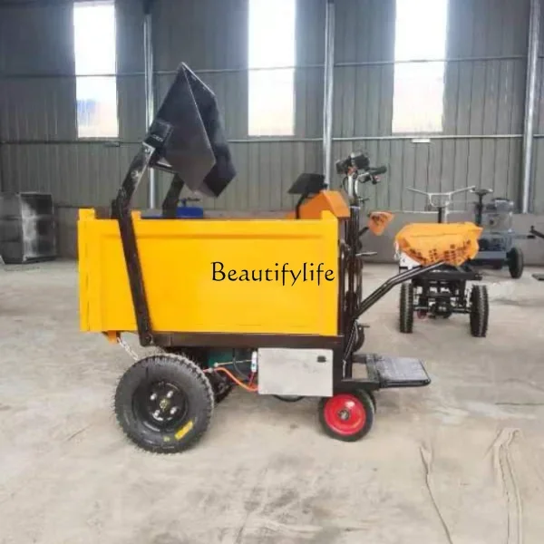 

yj15 Construction site special multi-function with bucket loading truck small dump cart dump truck