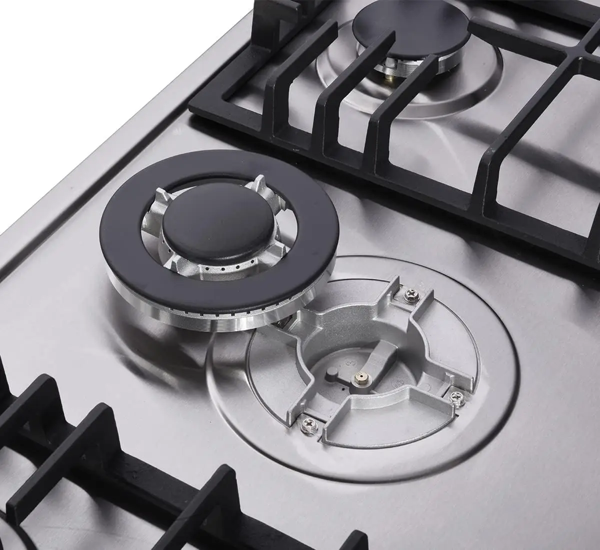 Cooktop Dual Fuel Sealed 5 Burners Stainless Steel  Cooktop Drop-In Hob DK258-A01 Gas Cooker