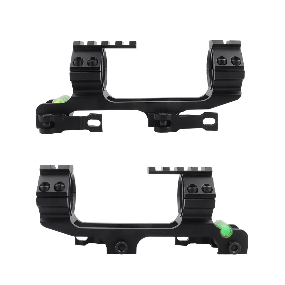 25.4/30mm QD Scope Mount met Waterpas 20mm Rail Quick Release Tactische Speelgoed Pistool Riflescope Dual Ring Base