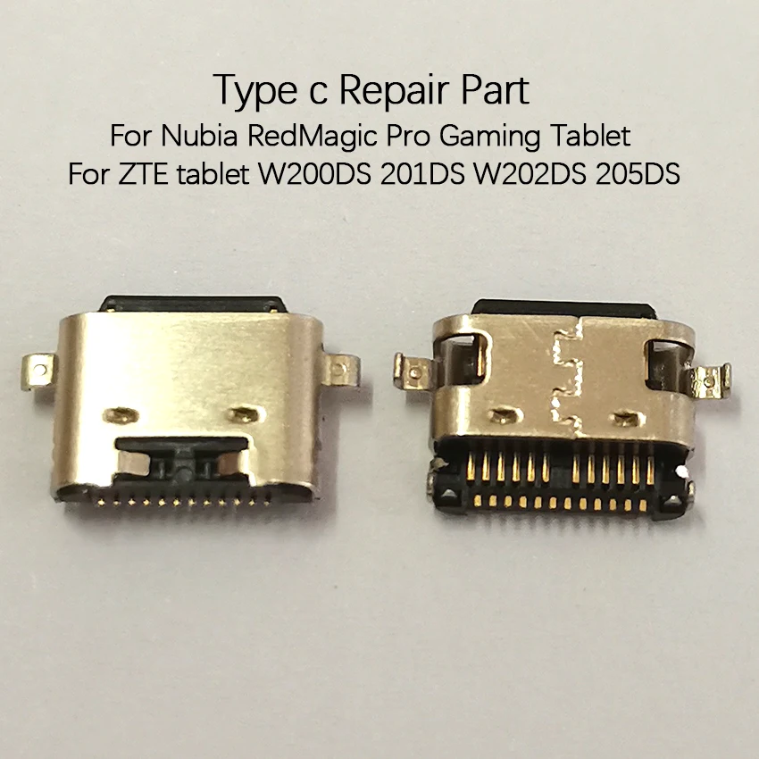 USB‑C Charging Port Dock Connector For Nubia RedMagic Pro Gaming ZTE Tablet W200DS 201DS W202DS 205DS Type‑C Jack Repair Part