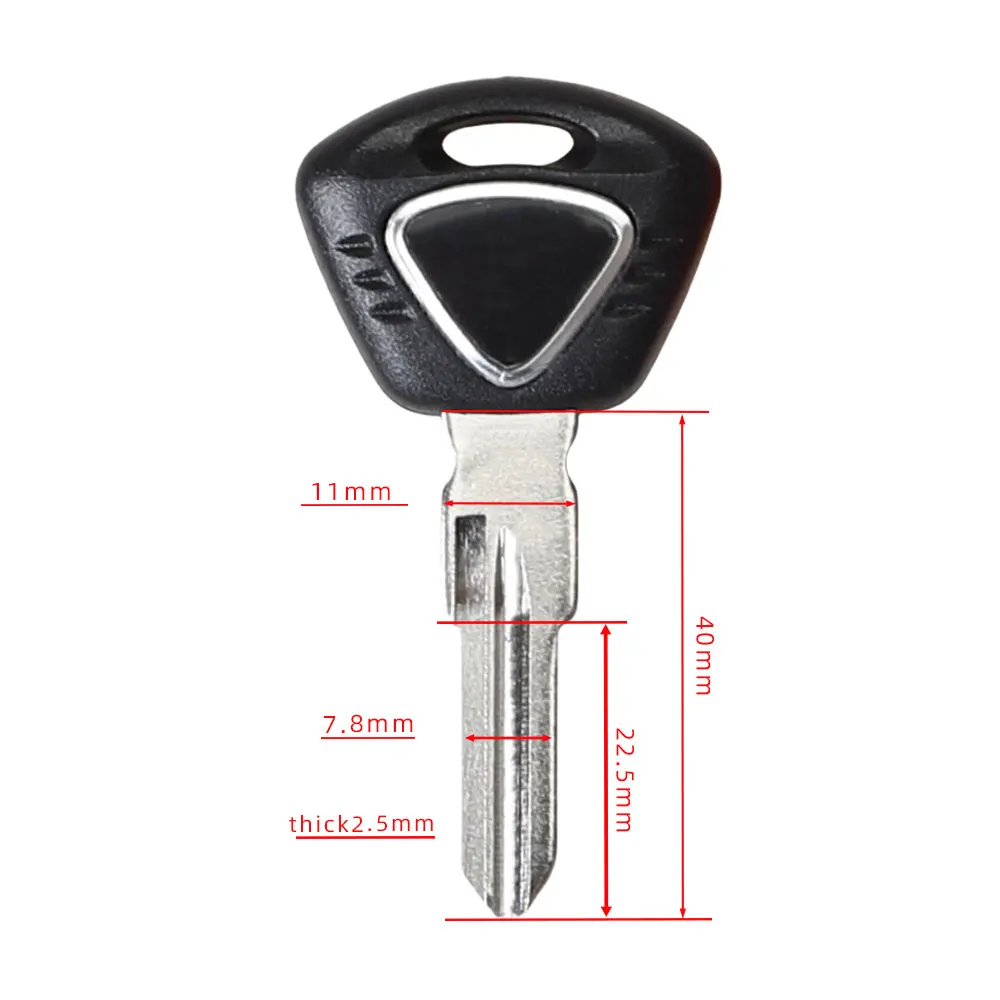 1PCS Blank Key Motorcycle Replace Uncut Keys For Triple 1050 T955 Street Triple 600 675 Tiger 800 T100 T900 T800 T 100 120 900