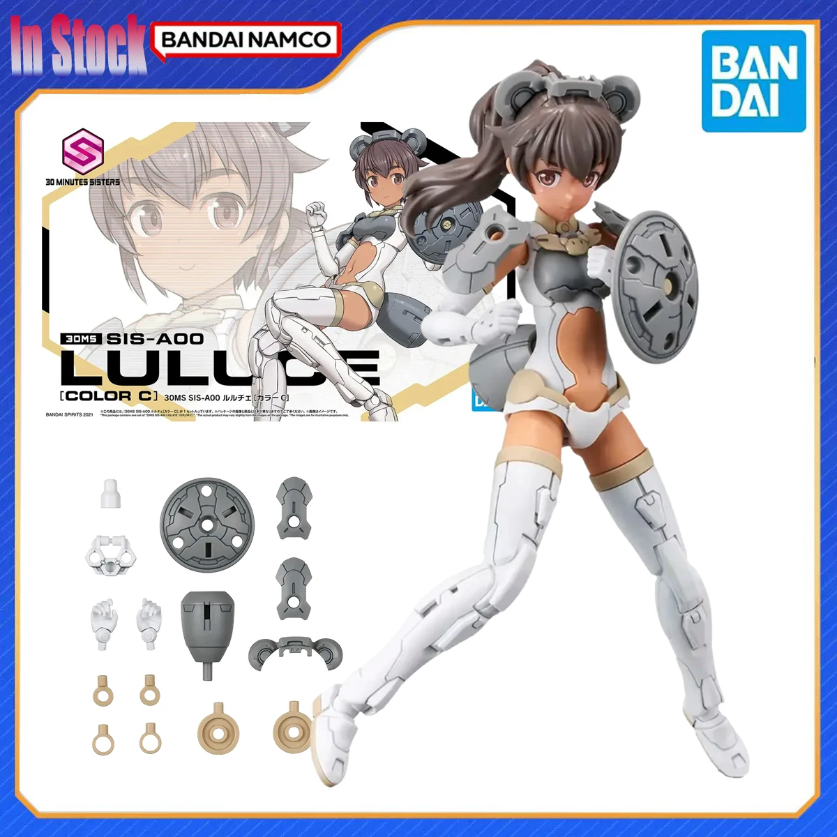 

Оригинальная фигурка Bandai Anime 30MS SIS-A00 LULUCE TYPE C, наборы моделей, подарок для мальчиков и девочек, в наличии, подлинная модель аниме