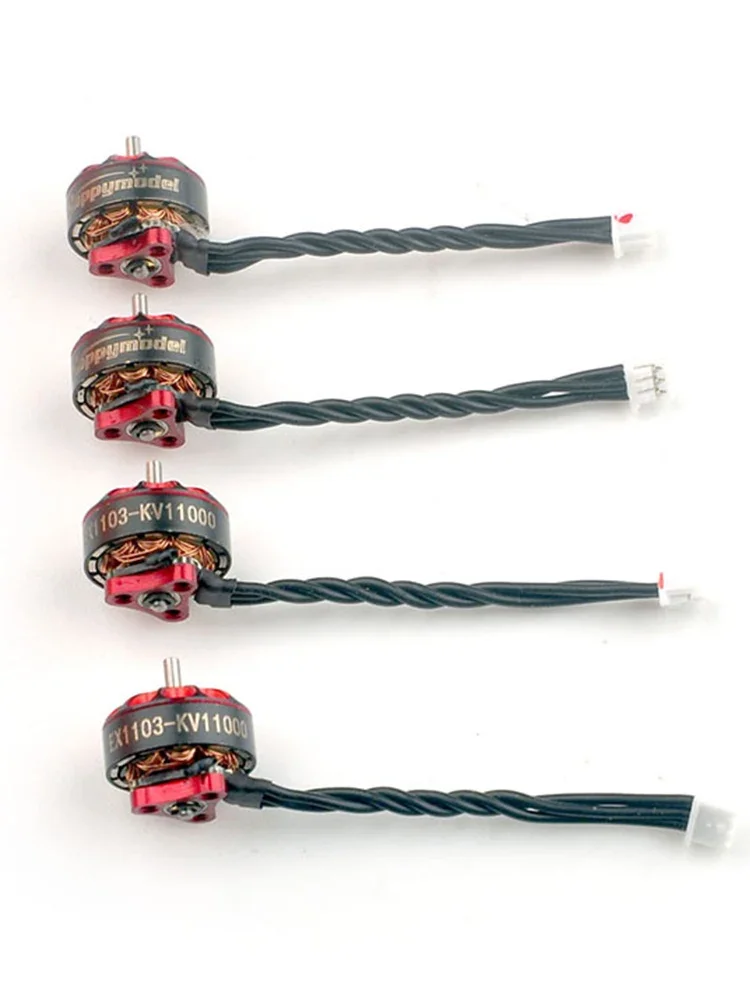 4PCS HappyModel EX1103 KV11000 1-2S Borstelloze Motor Vervanging voor Bassline 2S Micro 90mm FPV drone DIY Onderdelen - afbeelding 2