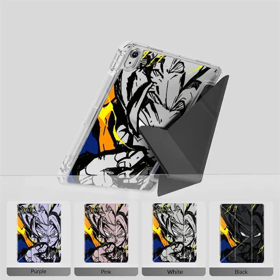 

Tablet Case For iPad Air 4 5 M3 M2 1 2 M4 11inch Pro 11th 10th 9th 8th 7th 12.9inch Mini 6 7 Pro 2025 Y-Fold Holder Cover Dragon