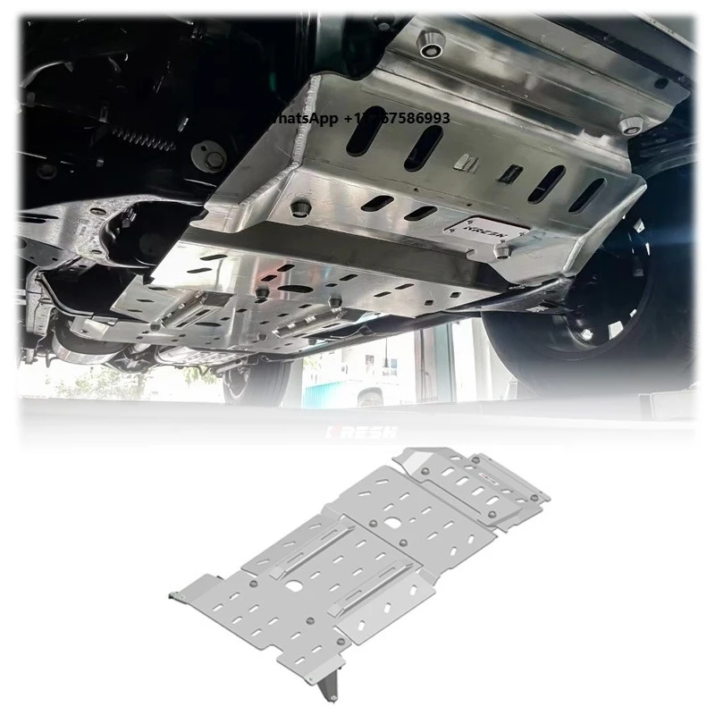 High Quality 2023 Fuel Tank 500 Body Parts 8mm Aluminum Engine Chassis Shield with Anti-Slip Plate Bag Protective Accessories