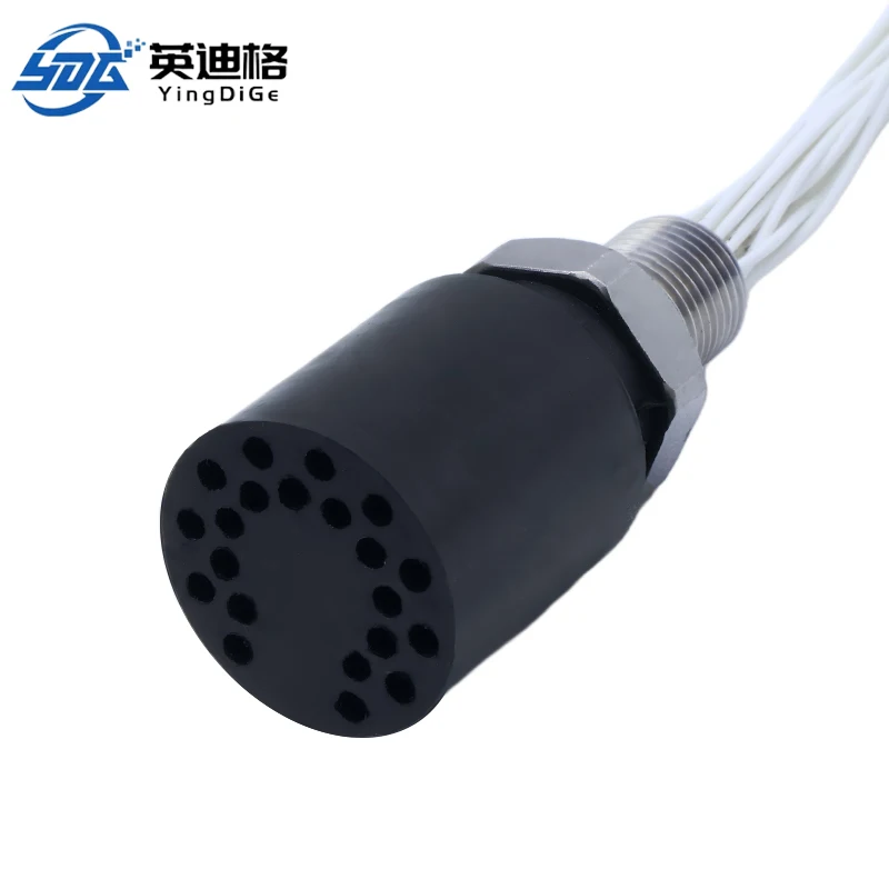 YingDiGe High-current Deep Sea Underwater Connector Waterproof Plug 8 Pin Female Cable IP68 Standard 100-1500V Customizable