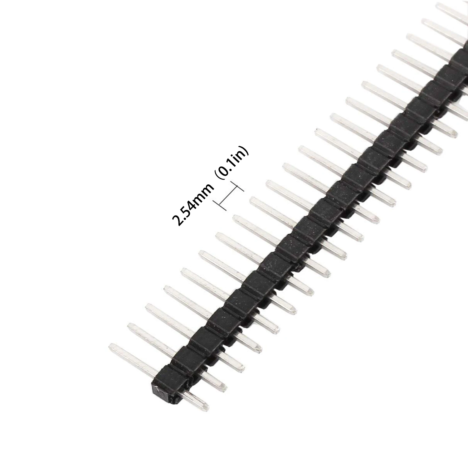 20/40 Stück Pin-Steckverbinder, 2,54 mm 40-Pin Stecker und Buchse, trennbare PCB-Platinenverbinder, einreihige Pin-Steckverbinder – Detail 2
