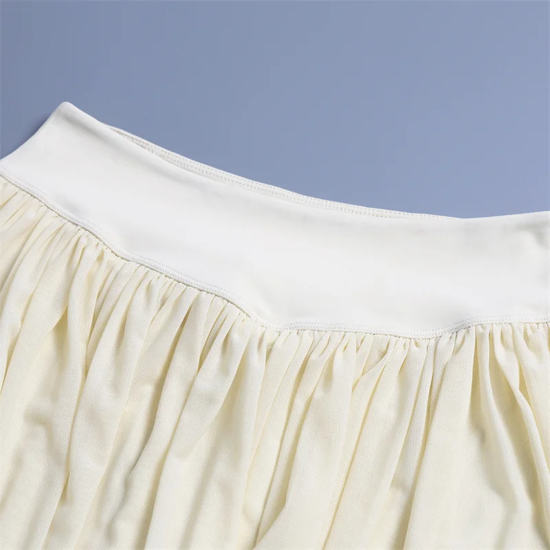 Corsa Sport Fitness Yoga Gonna da tennis Donna Mezza gonna a pieghe Ragazze Una linea Gonne corte Estate Abbigliamento donna Streetwear