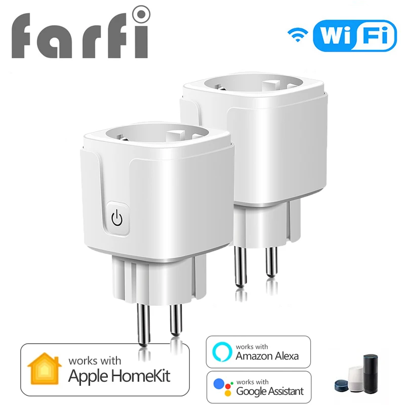 

Smart Plug For Apple Homekit Alexa Google Home Power Monitor EU 16A WiFi Socket Timing Function Remote Control Power Outlet