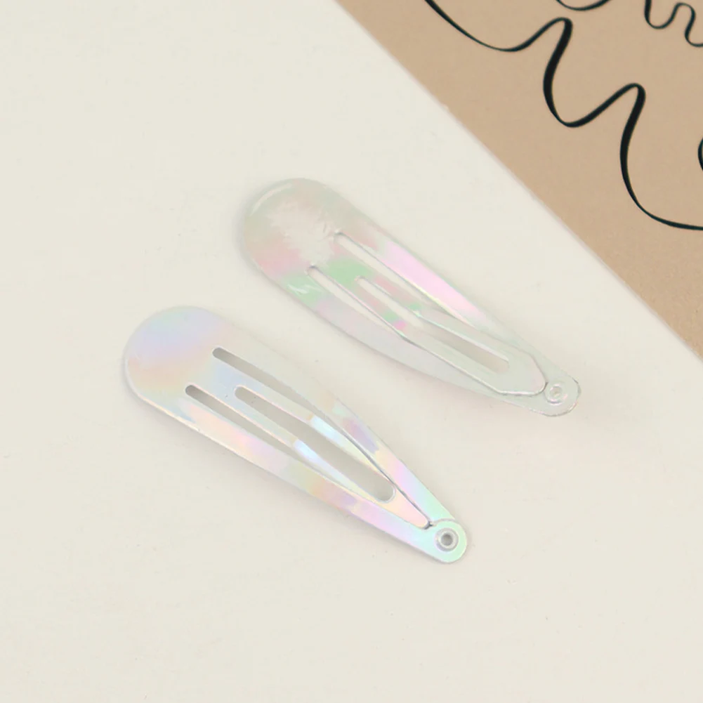 Hair Clips for Girls Sweet BB Clip Barrettes Metal Geometry Snap Simple Hairpins Kids Headwear Styling Tools Hair Jewelry