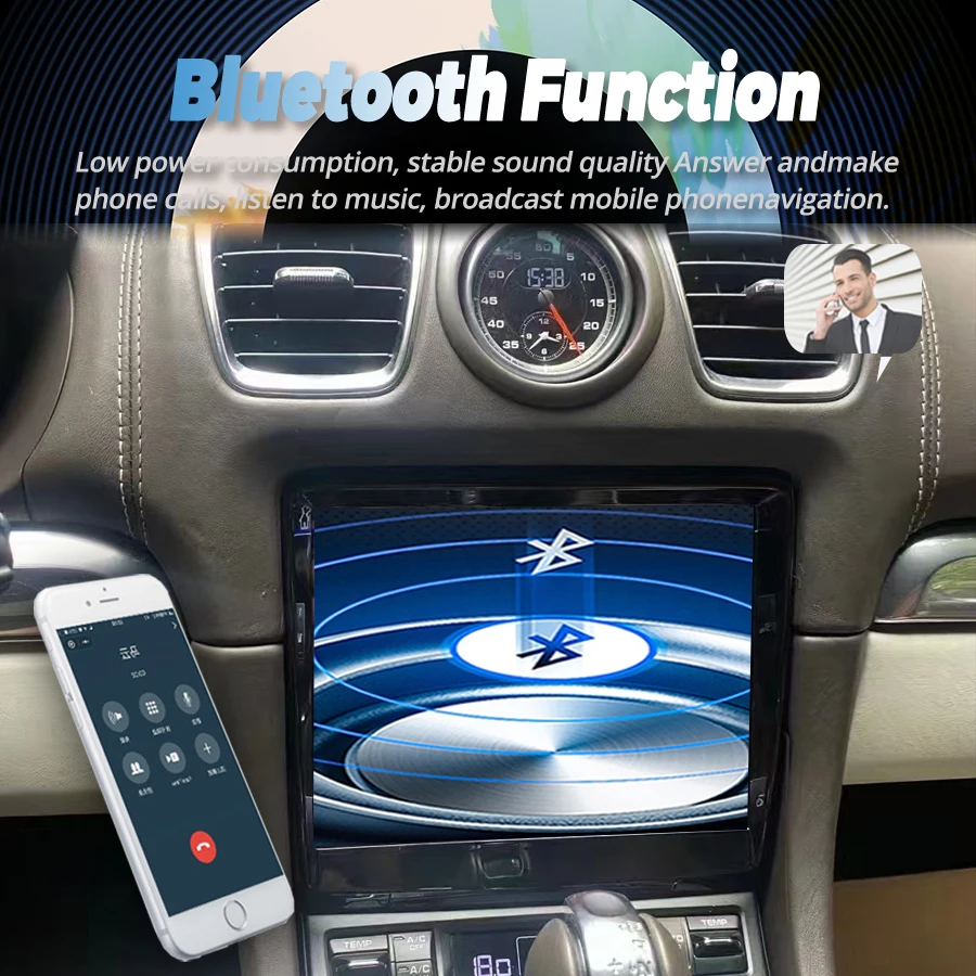 8.4inch Android Touch Screen For Porsche Boxster 981 Stereo Car Radio Multimedia Video Player Navigation GPS Carplay Auto 4G