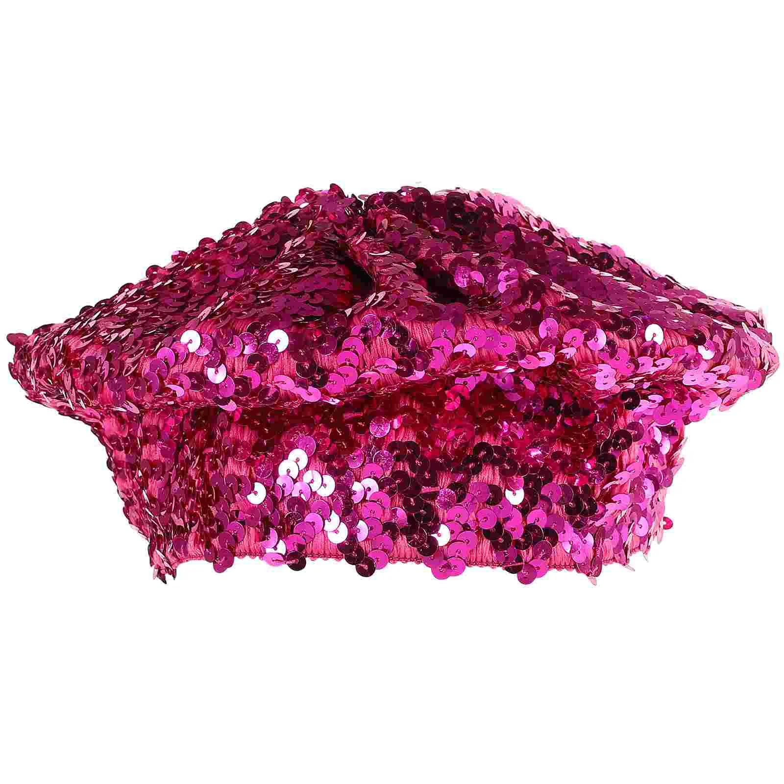 Sparkle Hat Women Sequin Beret Apparel Berets Cap Outfits for Girls Hats Fashion