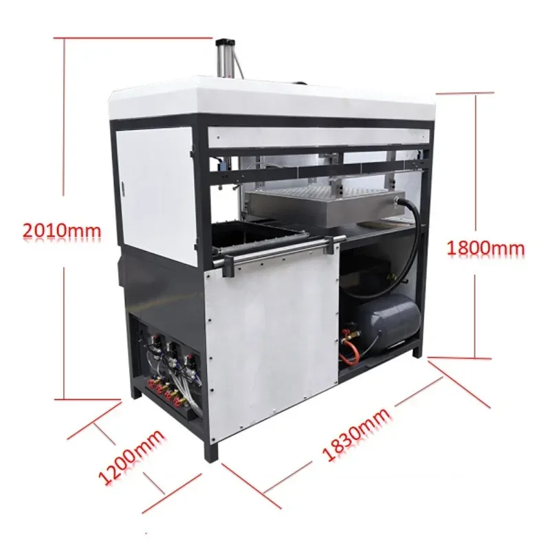 Semi-automatic Vacuum Plating Machine PVC Bulb Forming Blister