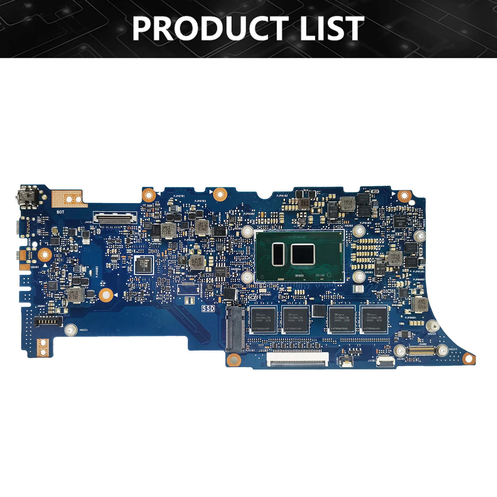 Ux305uab mainboard für asus u306ua ux306u ux306 laptop motherboard mit i3-6100U i5-6200U i7-6500U cpu 4g 8g-ram