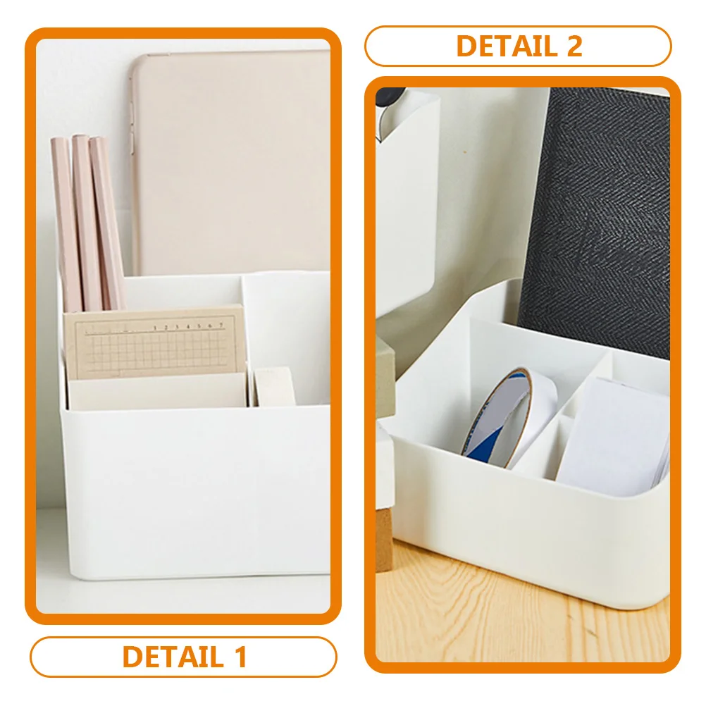 

Large Capacity Desktop Storage Box Multi Grid Organizer For Office Supplies Cosmetics Remote Control Household