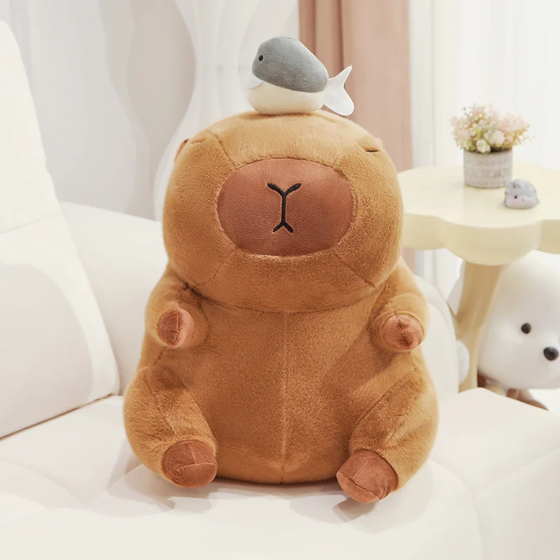 Kreskówka kapibara pluszowe zabawki urocze zwierzę kapibara lalki Cosplay kapibara zabawka kapibara poduszka na prezenty urodzinowe